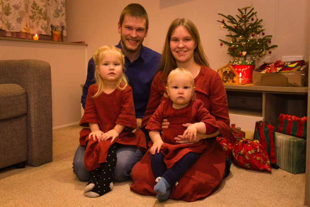 Familienbild Weihnachten 2021